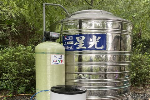 軟水過濾器150L施工分享